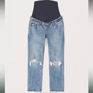 Abercrombie & Fitch Maternity Straight Ankle Jeans